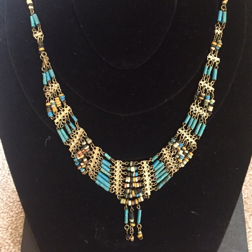 Multi-strand Beaded Statement Necklace